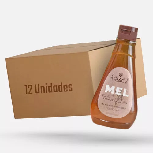 Mel Flores Silvestres (Caixa 12 Un.) Bisnaga 500g - Iraê ®